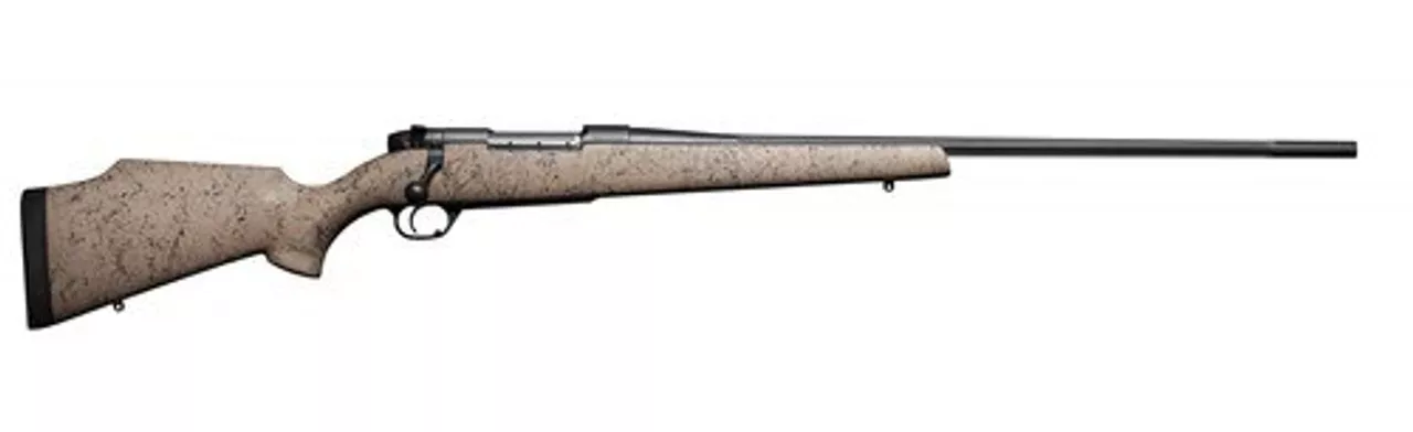 Weatherby Mark V Ultra Lightweight, 7mm Rem Mag, 24″ Fluted, Black Stainless, Composite Stock