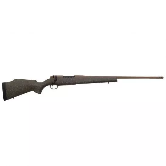 Weatherby Mark V Weathermark LT .6.5-300 Weatherby Mag Bolt Action RH Rifle, FDE Speckle Pattern – MWL01N653WR8B