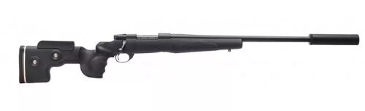 Weatherby Vanguard Adaptive Composite, .223 Rem, 20″ Threaded, Blued, Adjustable Target Stock