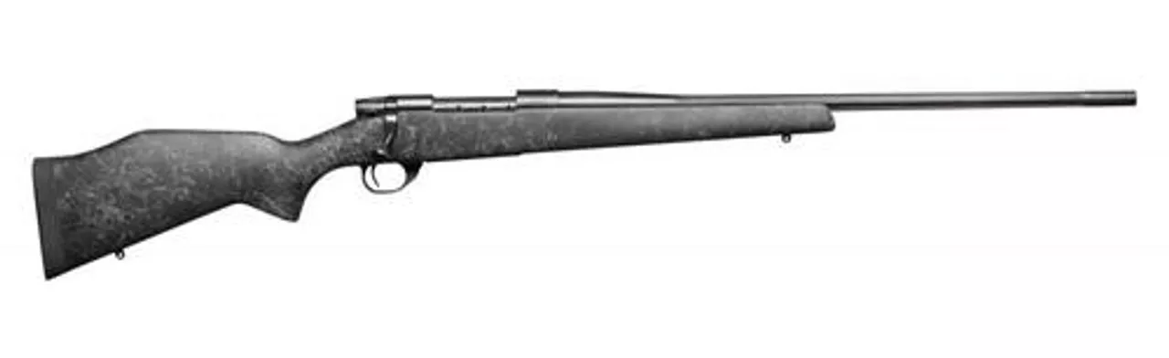 Weatherby Vanguard Wilderness, .240 Wby Mag, 24″ Fluted, Blued, Grey Composite Stock
