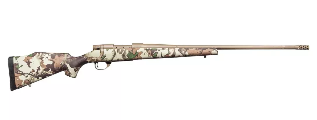 Weatherby VFN270NR6B Vanguard First Lite 270 Win 5+1 26″ First Lite Fusion Camo Monte Carlo Stock Flat Dark Earth Cerakote Right Hand