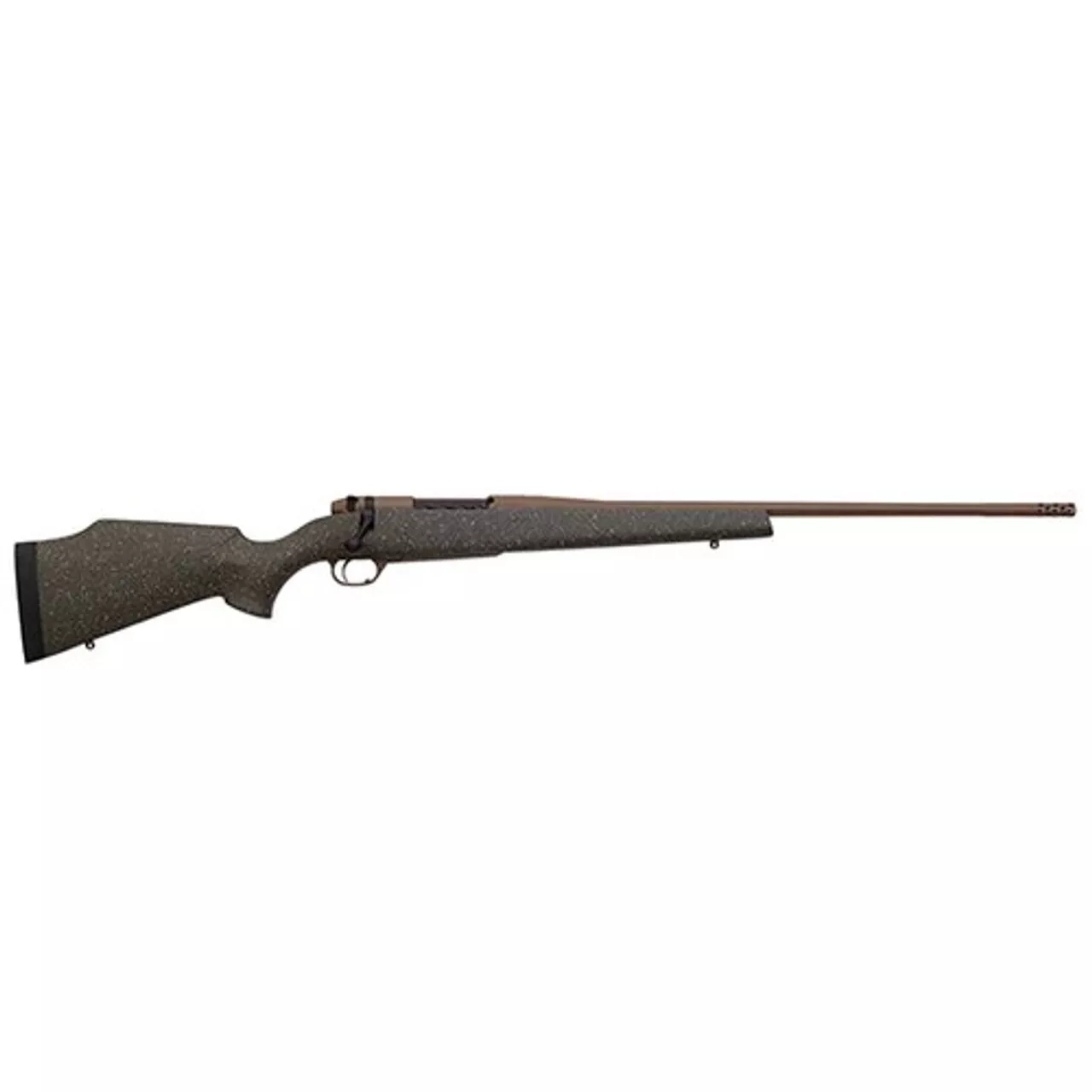 Weatherby Weatherby, Mark V, Weathermark LT, 6.5-300 Weatherby, 28″ Steel Barrel, Green Black And, Flat Dark Earth, Fiberglass Stock, Right Hand, 3Rd