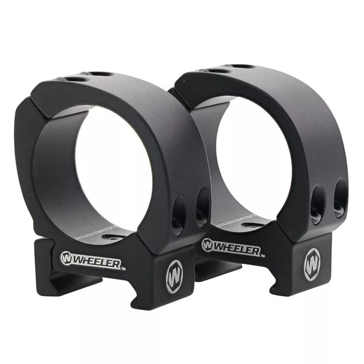 Wheeler Sporter Bi-Weaver Style Pic Rings 30mm Low 2 Pc