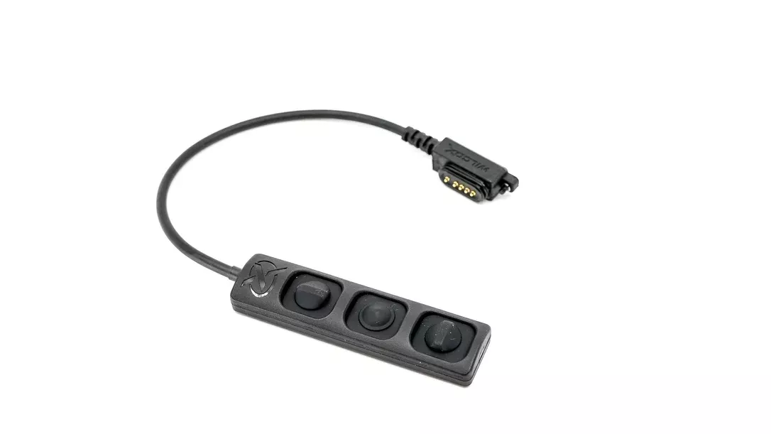 Wilcox Industries ERGOCTO Raid XE Single Cable Programable Remote – 6″ Cable – 65335G16-06-B
