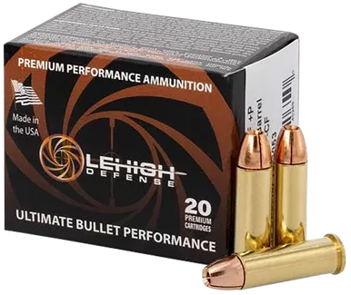 Wilson Combat 38 Special +P Ammo 125 Grain Lehigh Defense Controlled Fracturing 20 Rounds Per Box