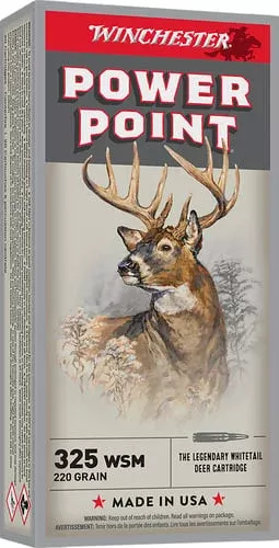 Winchester Ammo X325WSM Power-Point325WSM 220gr 20 Per Box/10 Case