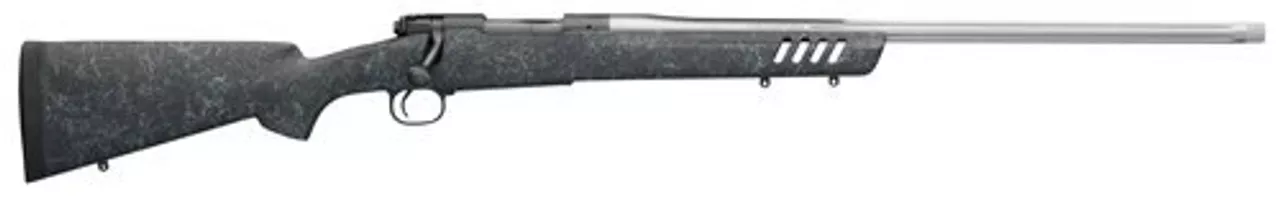 Winchester Model 70 Coyote Light .300 WSM, 24″ Barrel, Bell & Carlson Stock, Black/Gray Webbing, 3rd