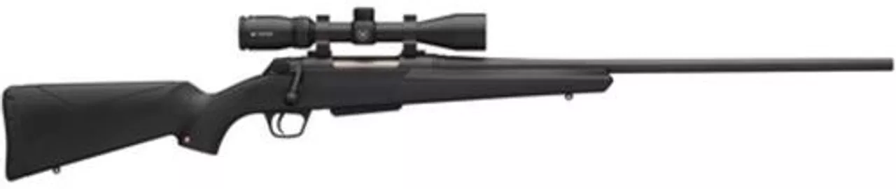 Winchester Repeating Arms, XPR, Bolt Action Rifle, 243 Win, Vortex Crossfire II 3-9×40 Included, 22″ Sporter Contour Barrel, Matte Blued, Right Hand, Black Composite Stock, 3 Rounds