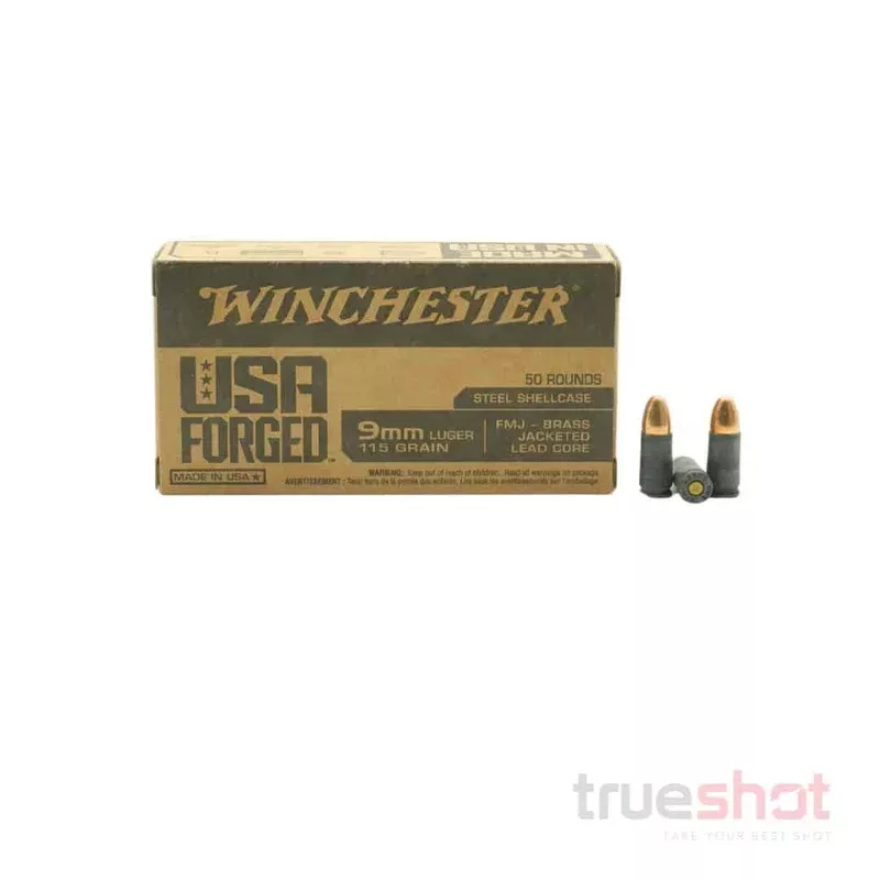 Winchester – USA Forged – 9mm – 115 Grain – FMJ