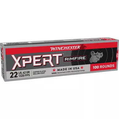 Winchester Xpert 22LR Ammo 42 Grain Lead Round Nose Box of 100