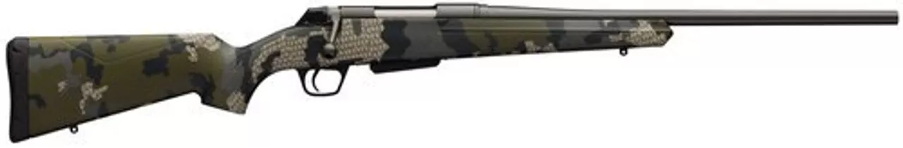 Winchester XPR Hunter .30-06 Springfield, 24″ Barrel, Synthetic KUIU Verde 2.0 Stock, Gray Perma-Cote, 3rd