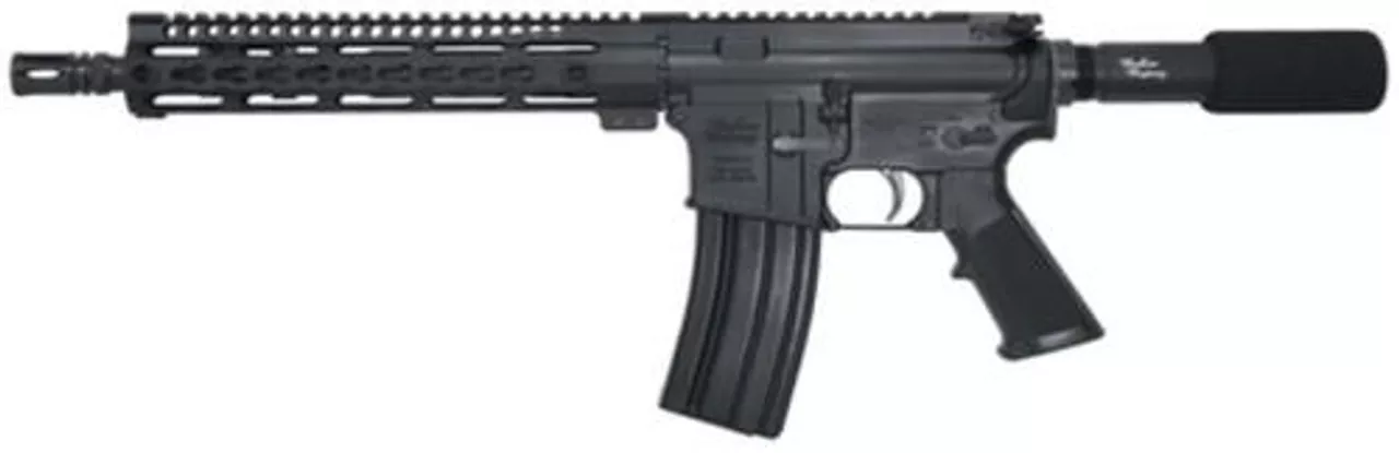 Windham LE-AR Pistol 223/5.56mm 11.5 Heavy Barrel A2, Flat Top Optic Ready, 30rd