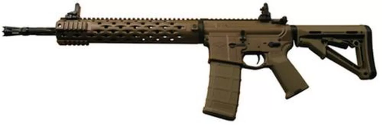 YHM Desert Enforcer 5.56/223 16″ Cerakoted in Magpul Flat Dark Earth, 30 Round Mag