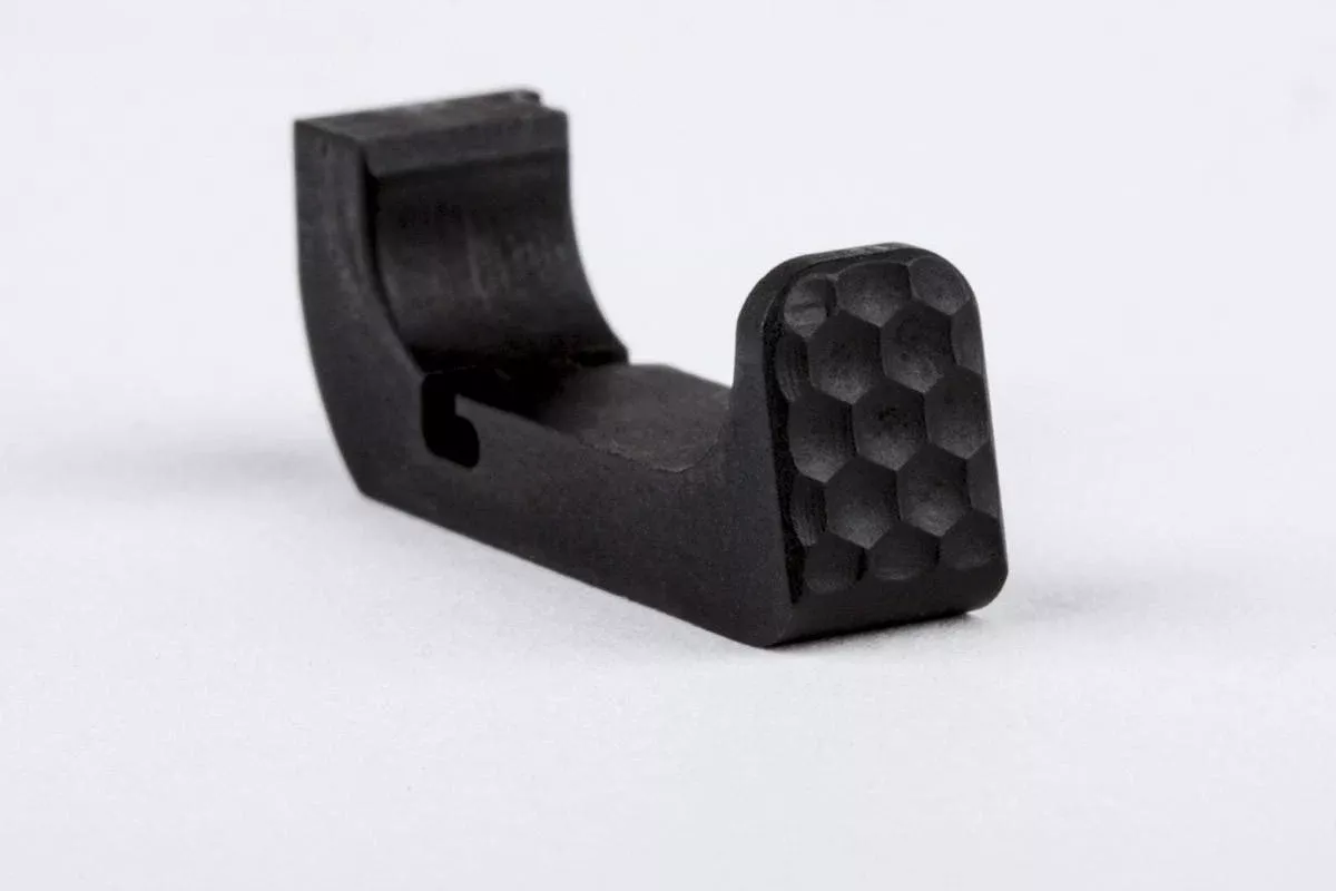 ZEV Gen 4 Small Frame Glock Drop-In Mag Release - Non-Slip Textured Black