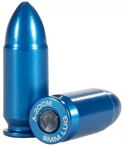 A-Zoom Snap Cap, 9mm, Blue, 10-pack